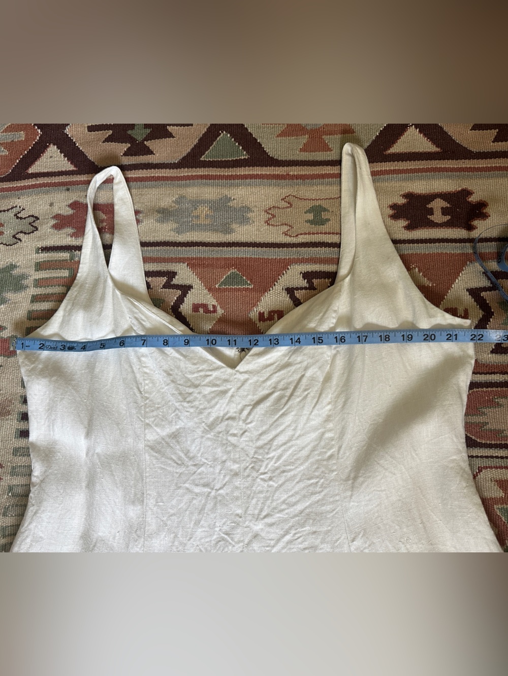 Mara Hoffman 100% Hemp Perdita Dress in White Size 16 - Picture 6 of 8